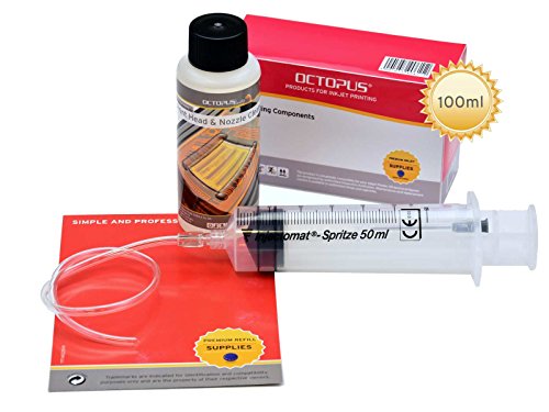 100 ml Düsenreiniger, Druckkopfreiniger für Brother Druckköpfe mit Schlauchadapter - 2