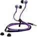 Erry Zipper Earphones with mic - Purple RS.199.00