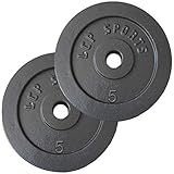 Hantelscheiben passen auf alle gängigen Hantelstangen mit 30 mm Durchmesser