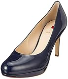 Gepolsterte Lederdecksohle Högl Damen Studio 80 Plateaupumps, Blau (Blau 3200), 41 EU