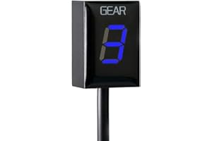 Heigoal Motorcycle Gear Indicator For YAMAHA Motorcycle Speed Display Meter (Blue)
