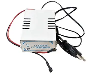 Rashri SMPS Battery Charger - 12V, 1.5 AMP Wide Input 100V to 270VAC for Mobile Charging