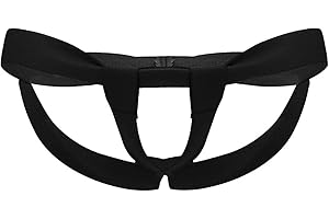 Bommi Fairy Męskie stringi Ouvert bielizna z przesuwającymi się pierścieniami i wzmocnieniami z odkrytymi plecami, jockstrap, męska bielizna sportowa niski stan