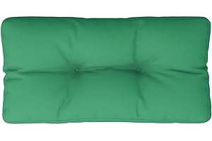 vidaXL Cojín para sofá de palets Tela Verde 70x40x12 cm