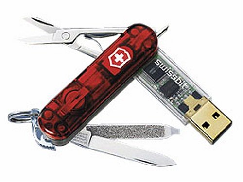 Victorinox Swissmemory 1GB - USB memory stick swiss army knife - with white LED