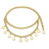 Diese schöne Kette ist verziert und Ihr Gürtel kann gedehnt werden, um die perfekte Krümmung des Körpers zu zeigen
