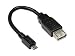 Produktbild Good Connections USB 2.0 OTG (On-the-go) Adapterkabel für Smartphones, Tablets und Kameras - Stecker Micro B an Buchse A - USB 2.0 Standard, Datenübertragungsrate bis zu 480 Mbit/s - schwarz, 0,1 m