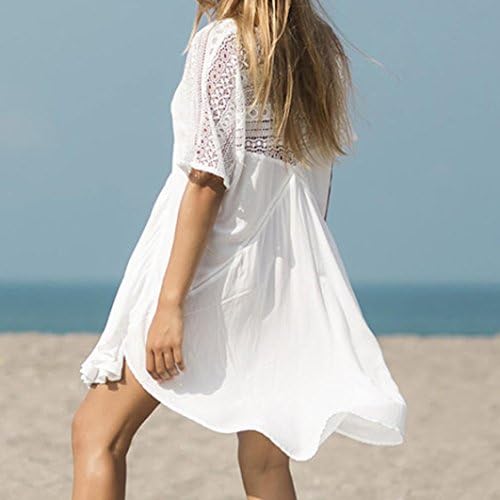 Womens Bikini Cover up, Sonnena Women Fashion Lace Bathing Suit Beach Cover up Womens Loose Beachwear Swimwear Sunscreen Bikini Cover-up Beach Dress Summer Swimsuit