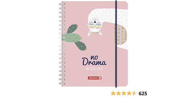 Brunnen 1071850031 Lama Drama Wochenkalender Schulerkalender 2020 2021 2 Seiten 1 Woche Blattgrosse 12 X 16 Cm A6 Pp Einband Amazon De Burobedarf Schreibwaren