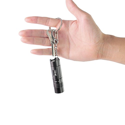 LED Mini-Taschenlampe, WUBEN Taschenlampe CREE XP-G2 R5 Lebensdauer 100000 St. 300 Lumen,Aufladbare Wasserdicht Kinder Projekt oder Geschenk für Innenbeleuchtung und Bewegungen im Freien (Schwarz) - 4
