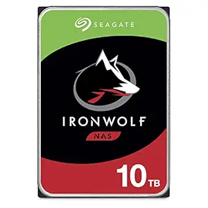 Seagate IronWolf 10TB NAS Internal Hard Drive HDD  3.5 Inch SATA 6Gb/s 7200 RPM 256MB Cache for RAID Network Attached Storage (ST10000VN0008)