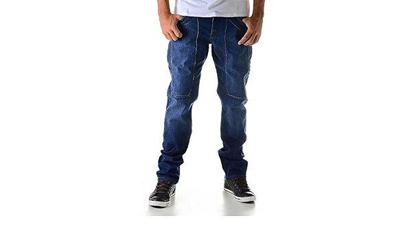 JECKERSON PA01 ST07472 D139 JACK jeans blu jeans : Abbigliamento