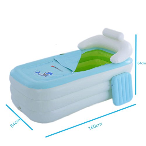 Intime Faltbare Aufblasbare Dicke Warme Erwachsene Badewanne, Spa-Badewanne, Kinder Aufblasbare Pool, Weiß - 7