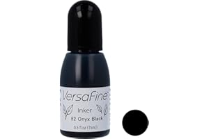Tsukineko Crafts d'encre pigmentée Versafine Inker-Onyx Noir