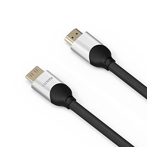 [Premium Zertifiziert] 4K HDMI Kabel 1.5 Meter / HDMI 2.0b, 21 Gbps, Ultra HD bei vollen 60Hz (keine Ruckler), HDR, 3D - 4
