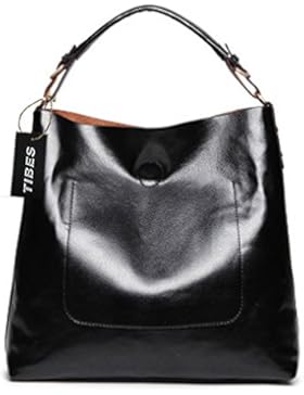Tibes Art und Weisefrauen Handtasche Schultertasche 2 in 1 Tasche mit Beutel