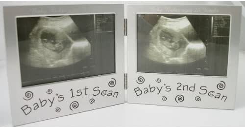 Personalised Double Baby Scan Photo Frame, Mum to be, New ...