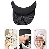 SCYTSD Plateau portatif de Lavage de Cheveux de shampooing, Coussin de Repos de tête de Cou de shampooing de Silicone, lavabo Doux Durable de Coiffure