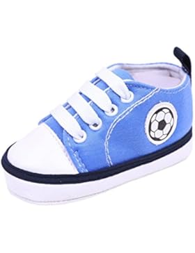 FNKDOR Baby Neugeborenes Jungen Mädchen Fußball-Druck Sneaker Kleinkind Schuhe