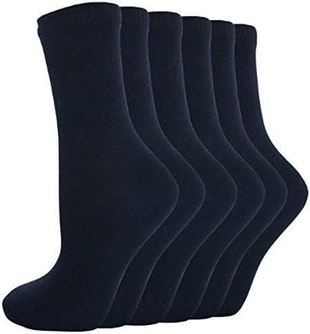 12 Pairs Boys Girls Short Ankle Cotton Rich Plain School Socks R1