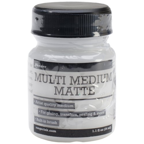 Ranger 1 Oz Multi Medium Matt Acryl Gel mit Bürste Mehrfarbig