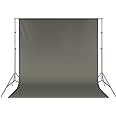 Neewer®​​ 1.8 x 2.8M/ 6 x9ft Photo Studio 100% Pure Muslin Collapsible Backdrop Background for Photography, Video and Televison (Background Only)- Grey