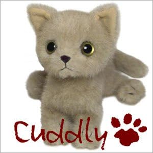Drops of stuffed peach <Cuddly> Cuddly kittens (Dorops Momo) Gold Eye (japan import)