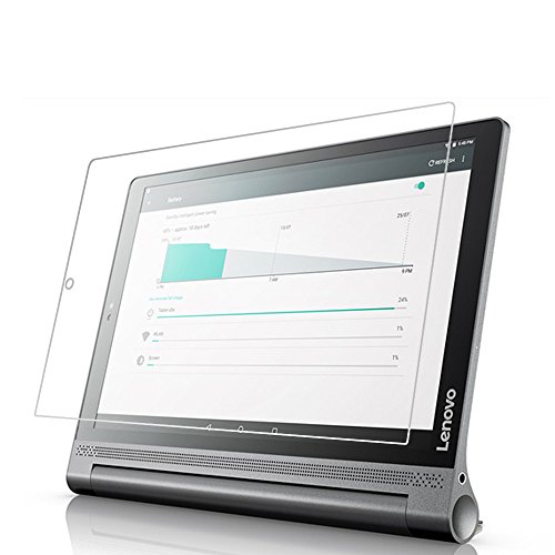 Lenovo Yoga Tab 3 Plus 10.1 Schutzfolie, Wrcibo Glas Display Schutz Schutzglas Echte Glas Displayschutzfolie für Lenovo Yoga Tab 3 Plus 10.1[Panzerglas, 0.33 mm, Unsichtbar, Kratzfest] - 5
