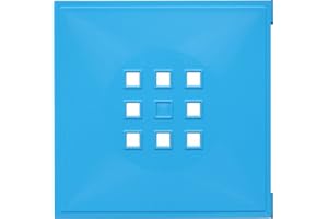 DEKAFORM Tür für Quelle Raumteiler, Würfelregal Flexi Einsatz IKEA Regal Expedit+Kallax mit Nörnäs * Türkis