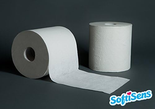 12 x Hand Towel 1 Ply Blue Rolls 20 cm wide Indoor and Outdoor Winding