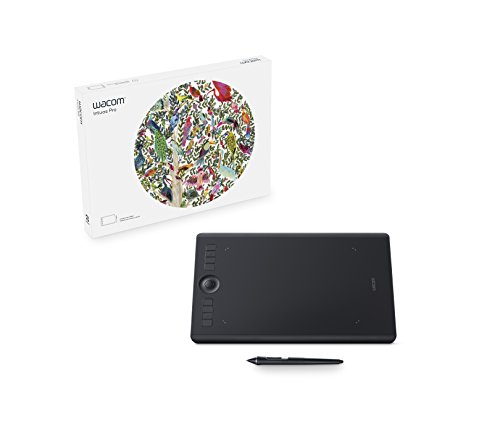 Wacom Intuos Pro Stifttablett Größe M / Grafiktablett inkl. Wacom Pro Pen 2 Eingabestift mit verschiedenen Spitzen / Kompatibel mit Windows & Apple - 2