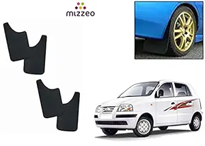 MIZZEO Rubber Mud Flaps for Hyundai Santro Xing (Set of 4)