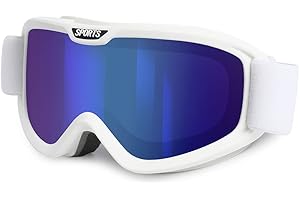 SELFLOVE Maschera da Sci Occhiali da Sci Maschere da Snowboard Protezione UV400 OTG Antivento Antiappannament Maschera Sci da Donna Uomo