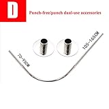 ✅ Los accesorios de ducha están hechos de acero inoxidable resistente a la corrosión y al óxido; eso hace que estos rieles de ducha sean perfectos para usar en el baño