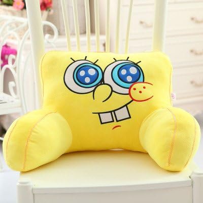 Cengbao Cushion office cartoon cute Chinchilla lumbar pillow large chair waist lumbar cushion backrest headboard washable sponge baby bad laugh 50 * 30 * 20cm
