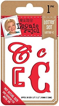 Leonie Pujol Metal Craft Dies - Letter Set Typography Collection - C