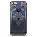 Produktbild Luxendary LUX-I6CRMB-WOLF2 Diamond Wolf Design Chrome Series Case for iPhone 6/6S - Titanium Black