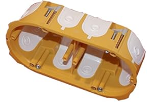 MKV 5x Schalterdose unterputz Hohlwand Schalterdosen UP Dose Winddicht Luftdicht hohlwanddose (2-fach)