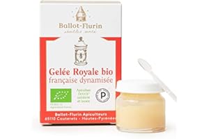 BALLOT-FLURIN NOS ABEILLES VEILLENT SUR VOTRE BIEN-ÊTRE Ballot-Flurin - Gelée Royale Française Bio Dynamisée - Fabriqué en France - certifié Paléo - 10g