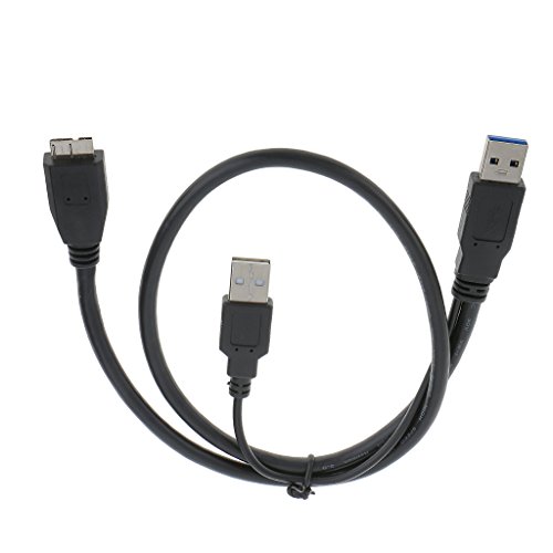 MagiDeal USB 3.0 Kabel A Stecker auf Y-Kabel für Toshiba Externe Festplatte - 2