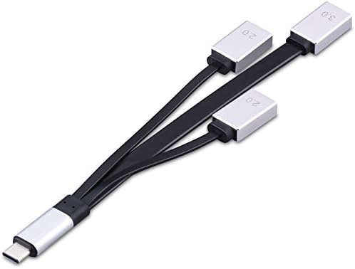 USB Type C Cable, USB 3.0 Type C Hub Adapter Data Sync Cord Cable, Data Transfer for Samsung S8/S8 Plus, New MacBook Pro, ChromeBook Pixel, Nexus 5X/6P, Huawei P9, OnePlus 2/3 and Other USB C Devices