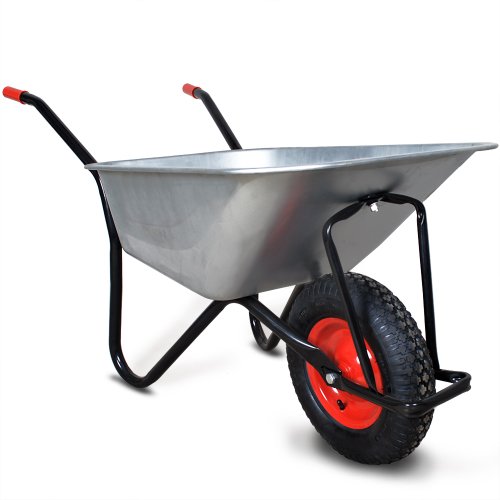 Monzana® Schubkarre ✓ 70-100 LITER ✓ Transportwagen Gerätewagen Gartenkarre bis 200kg ✓ Modellauswahl 70 / 80 / 100 L ✓ Luftbereift ✓ robuste Griffe - 2
