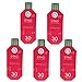 Produktbild Tandou 5 Stück Wasserdichte PDF One Time USB 2.0 Temperaturdatenlogger Biologische Medizin