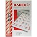 Produktbild RADEX E105148 Universal-Etiketten, 105,0 x 148,0mm, weiss, GP VE=