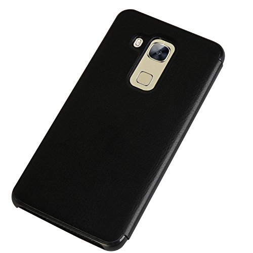 MOONCASE Funda Carcasa Cuero Tapa View Case para Huawei Nova Plus   G9 Plus   Maimang 5 Negro