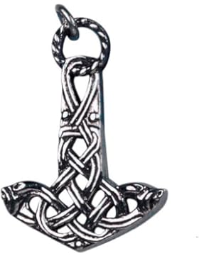 Hammer des Aesir Amulett Anhänger Talisman mit Halskette - Schutz auf Reisen