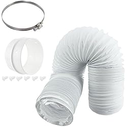 Tuyau d'évacuation et kit de bague d'extension universel Spares2go, 100 mm de diamètre, pour sèche-linge