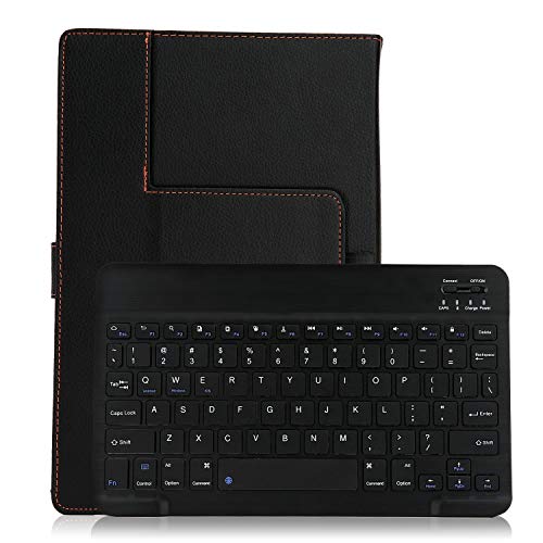 I-Sonite Wireless Bluetooth Detachable QWERTY Keyboard Leather Case Cover With Smart Stand, Universal For Samsung Tab S2 (9.7")