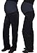 Mija - Maternity casual comfortable trousers Over Bump 3069 (16, Navy)