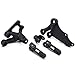 Rider Front Passenger Footrests Foot Pegs Motor Foot Rests 2PCS Fit For Suzuki GSX-R 750 2006 2007 2008
